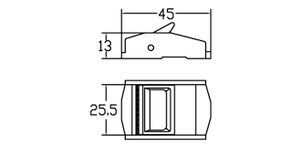 Přezka 250kg/25mm