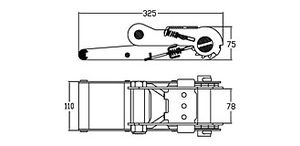 Ráčna 10t/75mm